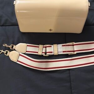 Tory Burch Emerson patent mini cross body